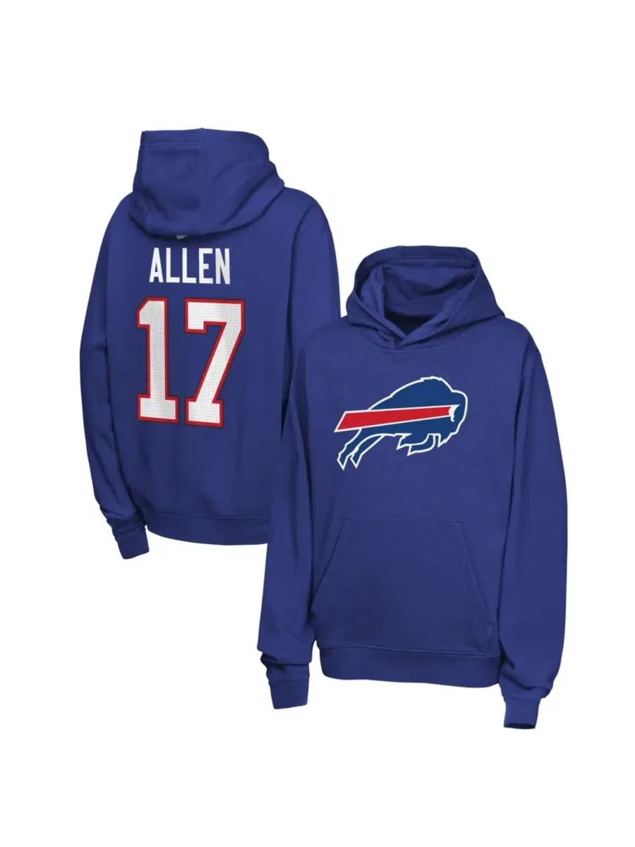 Худи Nike с принтом Josh Allen Royal Buffalo Bills
