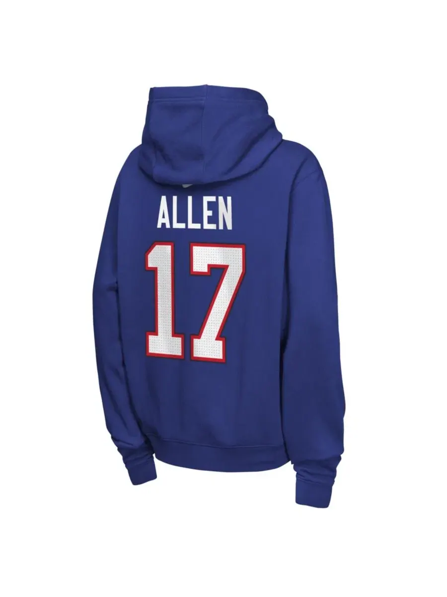 Худи Nike с принтом Josh Allen Royal Buffalo Bills — изображение 2 из 3, королевский