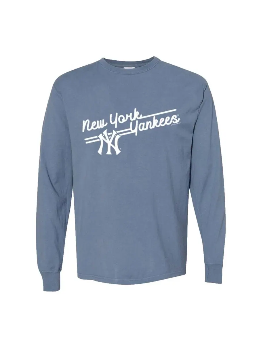 Футболка с длинным рукавом с принтом New York Yankees Soft As A Grape