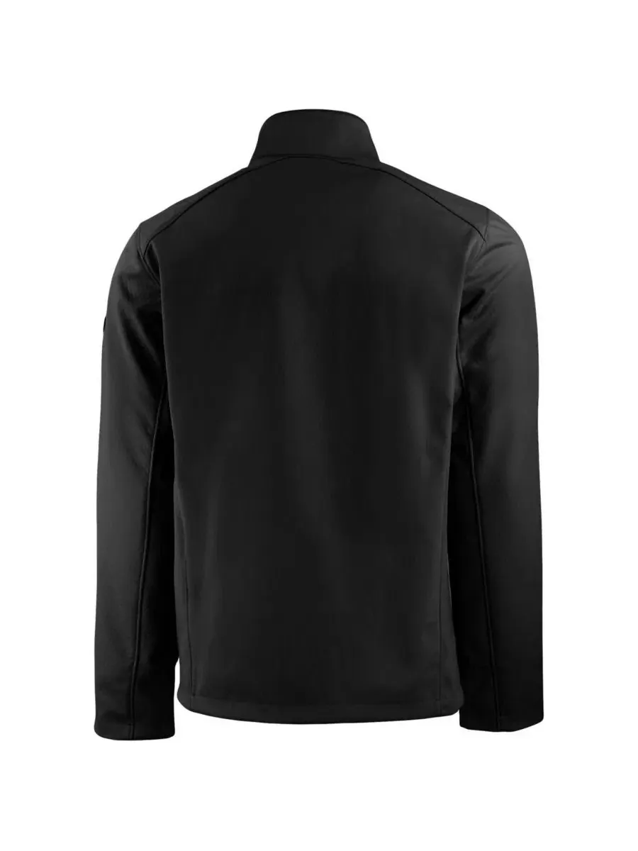 Мужская черная куртка San Francisco 49ers Evoke Eco Softshell на молнии Cutter & Buck — изображение 3 из 3, черный