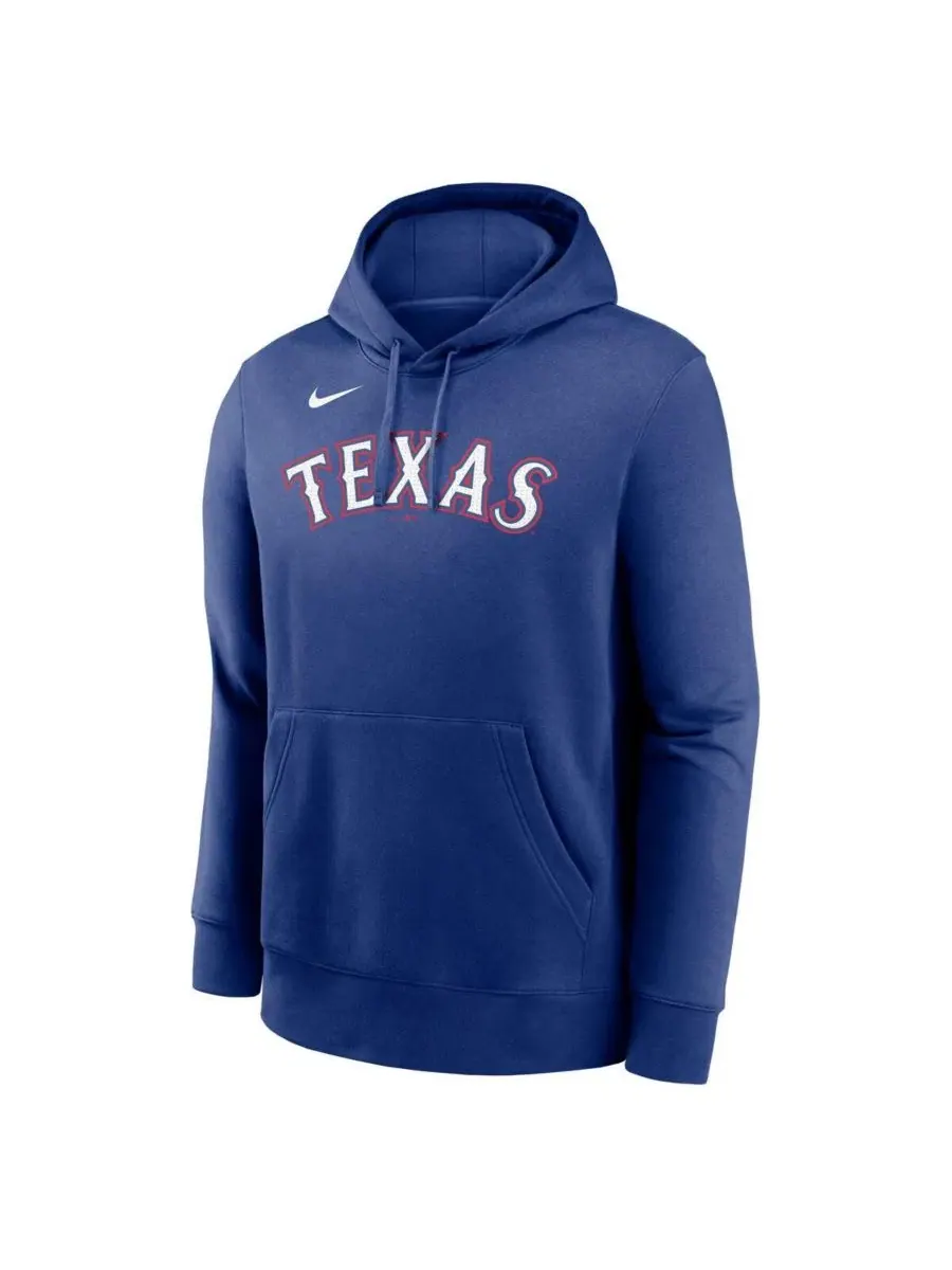 Мужская флисовая толстовка с капюшоном Corey Seager Royal Texas Rangers с именем и номером игрока — изображение 3 из 3
