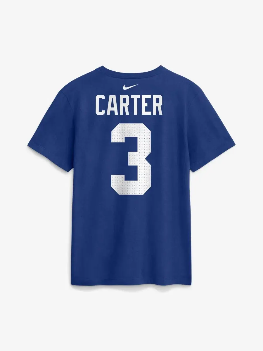 Футболка с принтом Abdul Carter Royal New York Giants Player Name & Number Nike — изображение 2 из 3, королевский