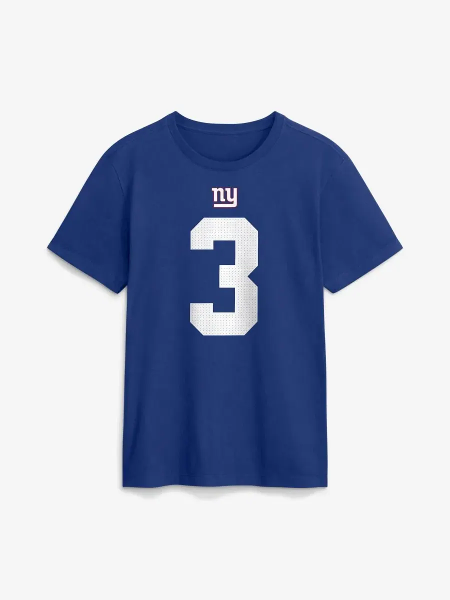 Футболка с принтом Abdul Carter Royal New York Giants Player Name & Number Nike — изображение 3 из 3, королевский