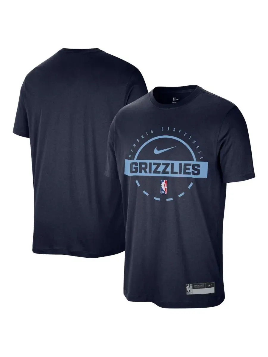Футболка с принтом Memphis Grizzlies 2025/26 On-Court Flare Performance Practice Nike