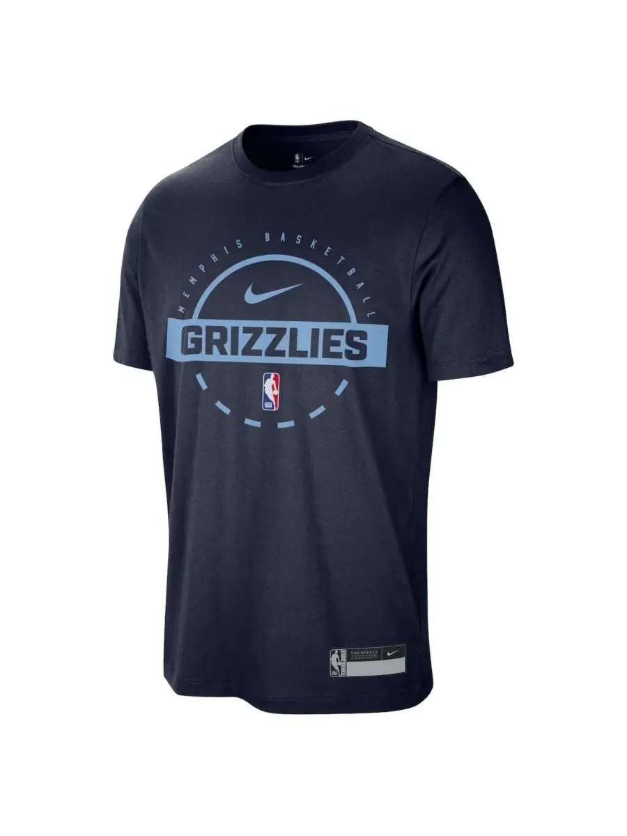 Футболка с принтом Memphis Grizzlies 2025/26 On-Court Flare Performance Practice Nike — изображение 2 из 3, темно-синий
