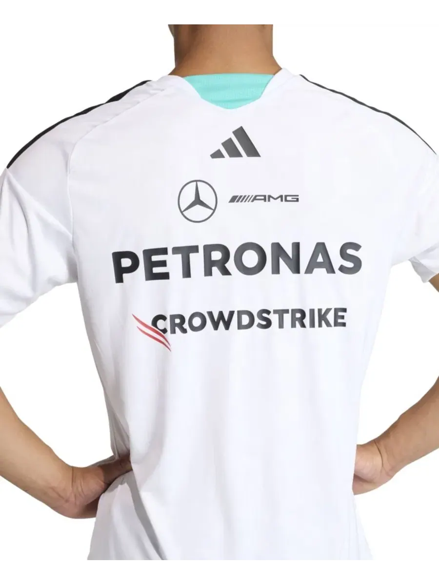 Мужская футболка с коротким рукавом Mercedes-AMG Petronas F1 Team 2026 Driver Replica Jersey adidas — изображение 3 из 6