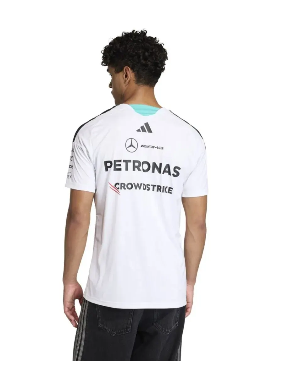 Мужская футболка с коротким рукавом Mercedes-AMG Petronas F1 Team 2026 Driver Replica Jersey adidas — изображение 5 из 6