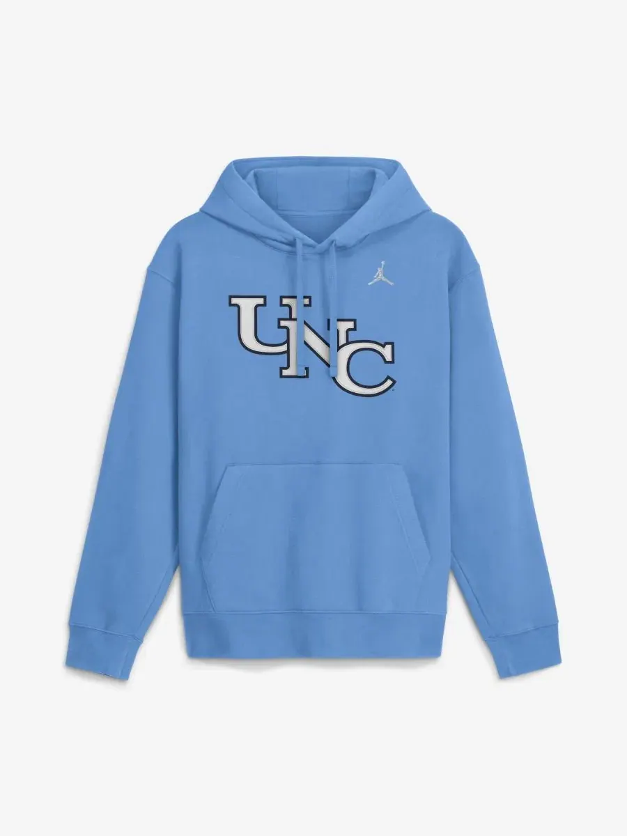 Худи с капюшоном North Carolina Tar Heels 2026 Sideline Club Fleece Hoodie Jordan