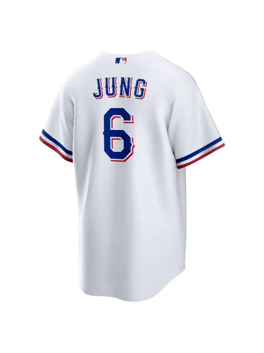 Бейсбольная джерси Nike Josh Jung White Texas Rangers Replica Player — изображение 3 из 3, белый