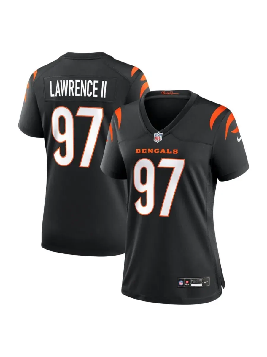 Игровая футболка Dexter Lawrence II Black Cincinnati Bengals Game Jersey Nike