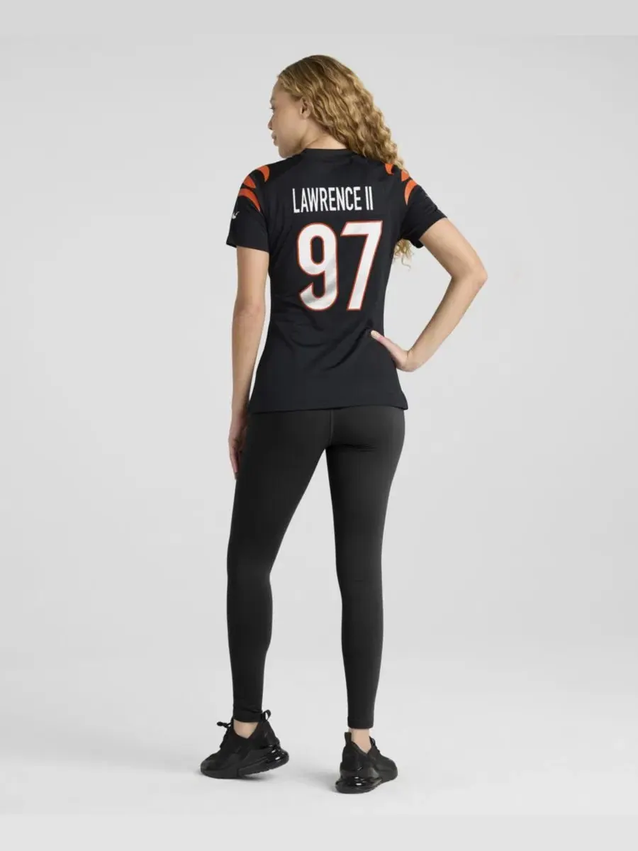 Игровая футболка Dexter Lawrence II Black Cincinnati Bengals Game Jersey Nike — изображение 5 из 5, черный
