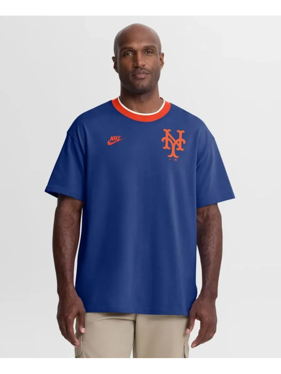 Футболка с длинным рукавом Cooperstown Collection Ringer Nike