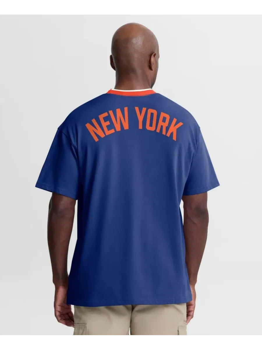 Футболка с длинным рукавом Cooperstown Collection Ringer Nike — изображение 5 из 5, королевский