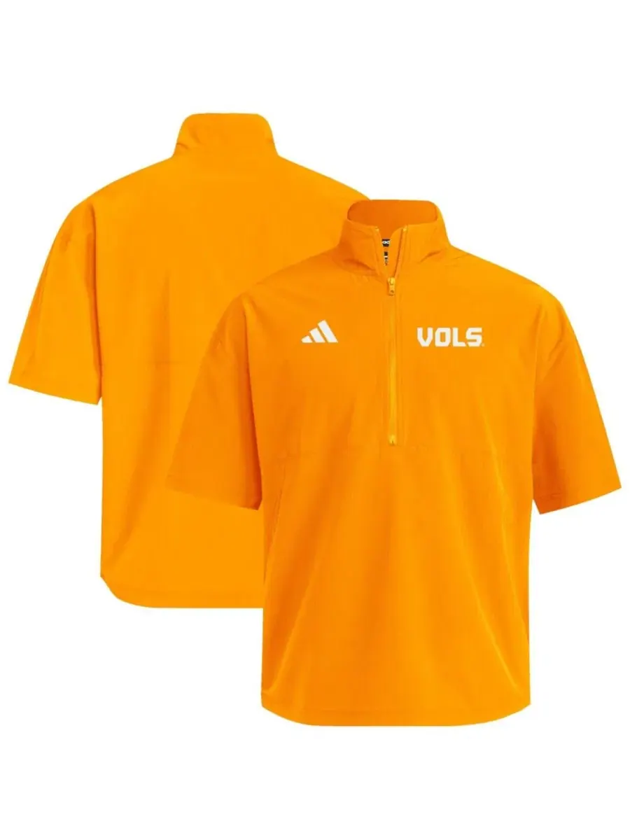 Пуловер с четверть-застежкой и коротким рукавом Tennessee Volunteers Woven Quarter-Zip Short Sleeve