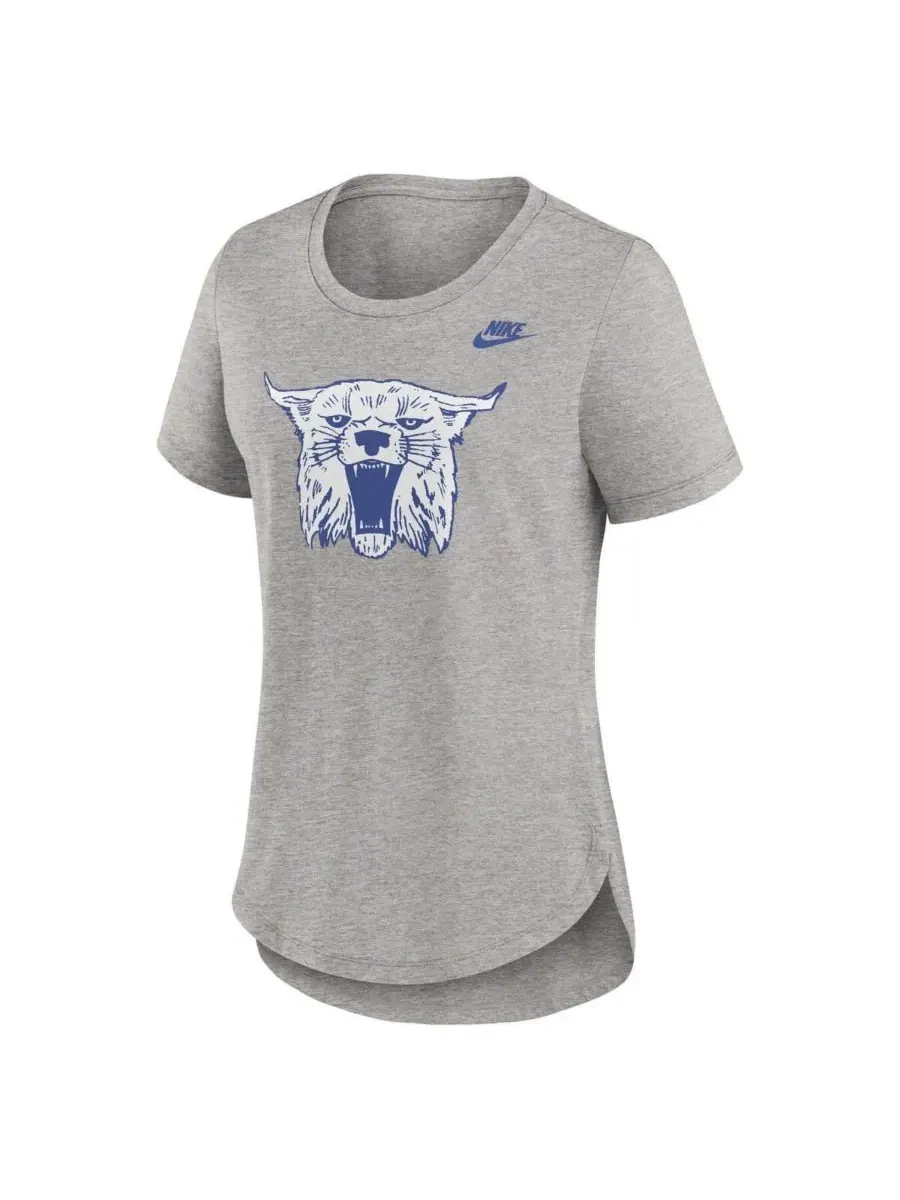 Футболка женская с принтом Legacy Tri-Blend Nike — изображение 2 из 3, серый