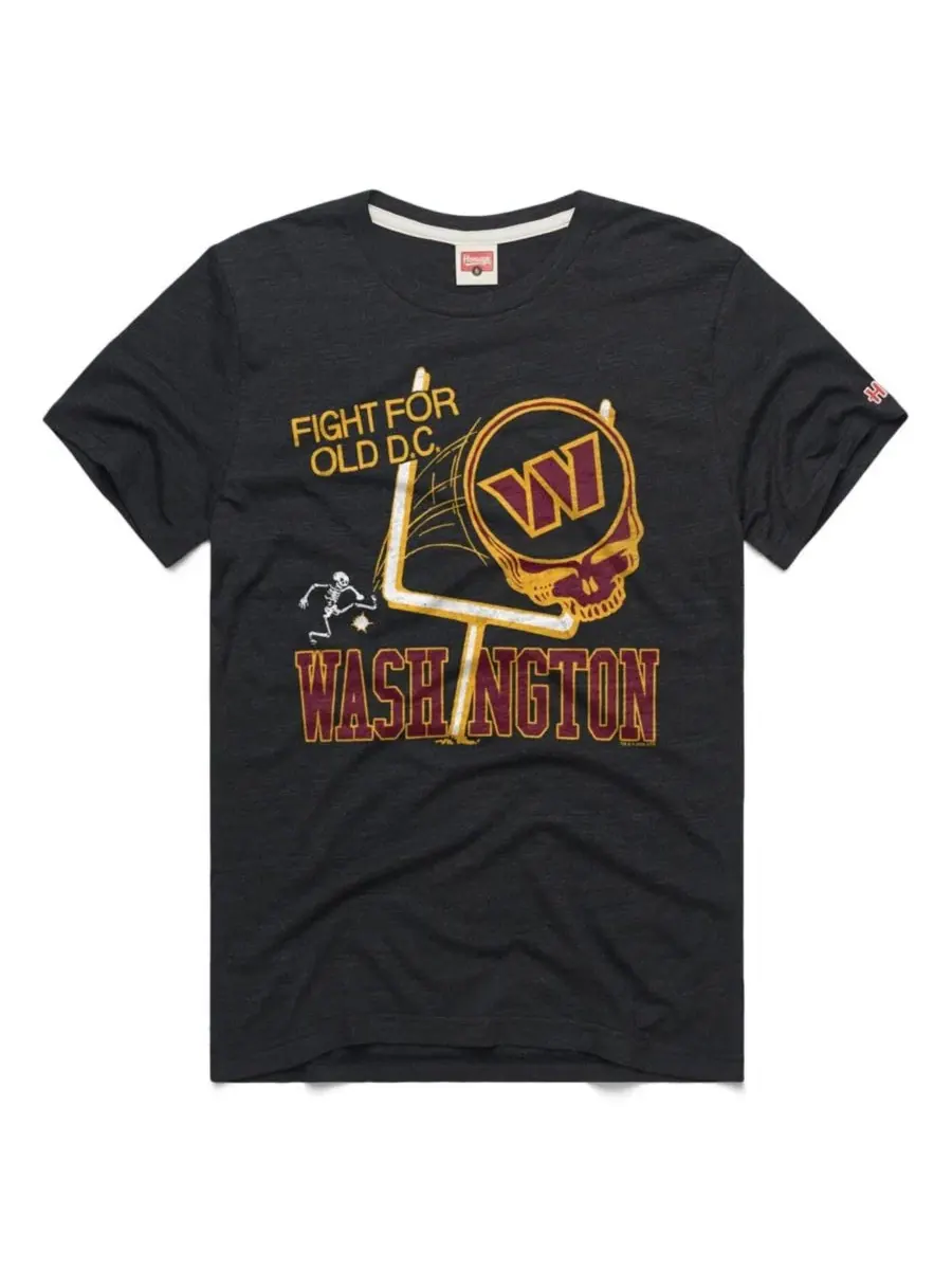 Футболка с коротким рукавом, с принтом, Washington Commanders NFL x Grateful Dead Homage