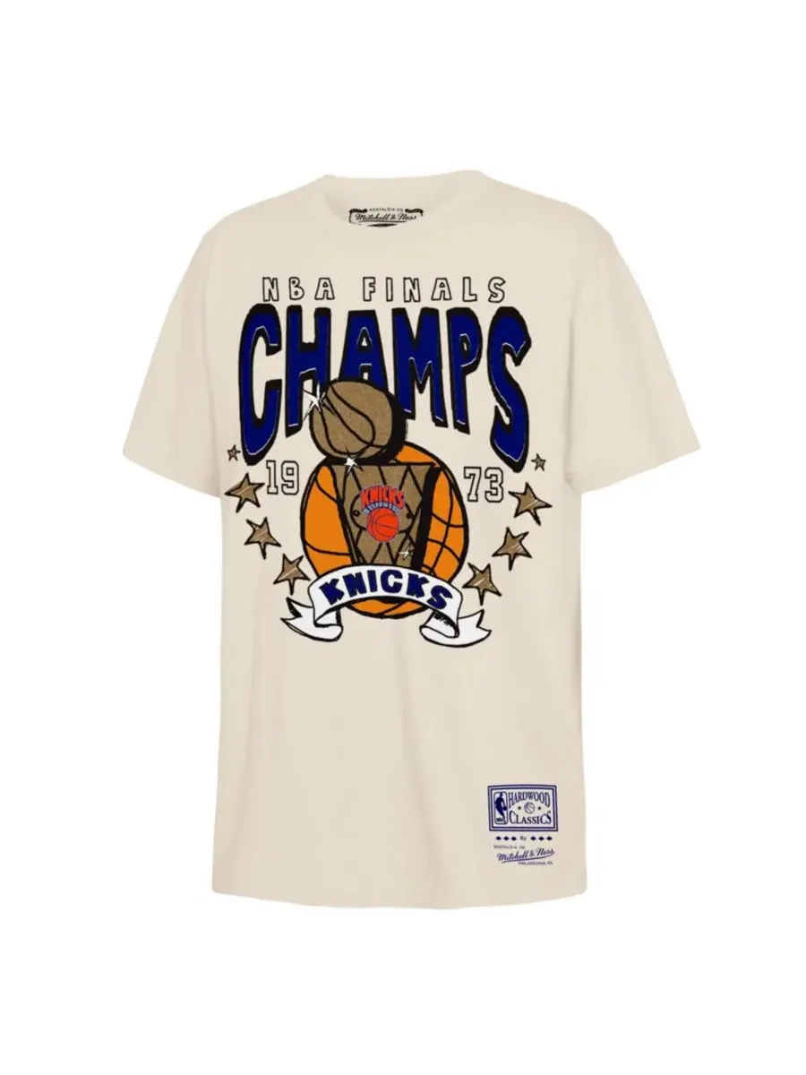 Футболка с принтом 1973 NBA Finals Champions Hardwood Classics History Mitchell & Ness