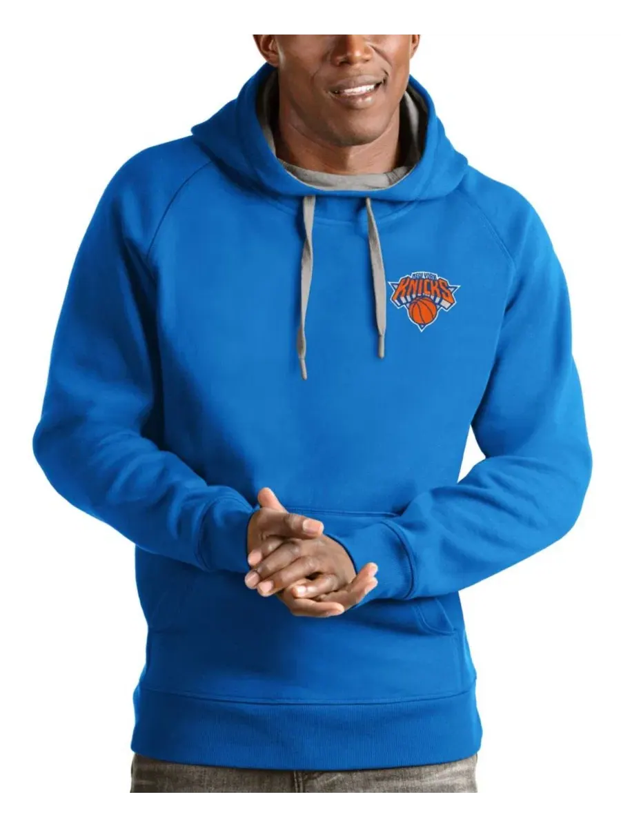 Толстовка на молнии с вышивкой New York Knicks Victory Antigua