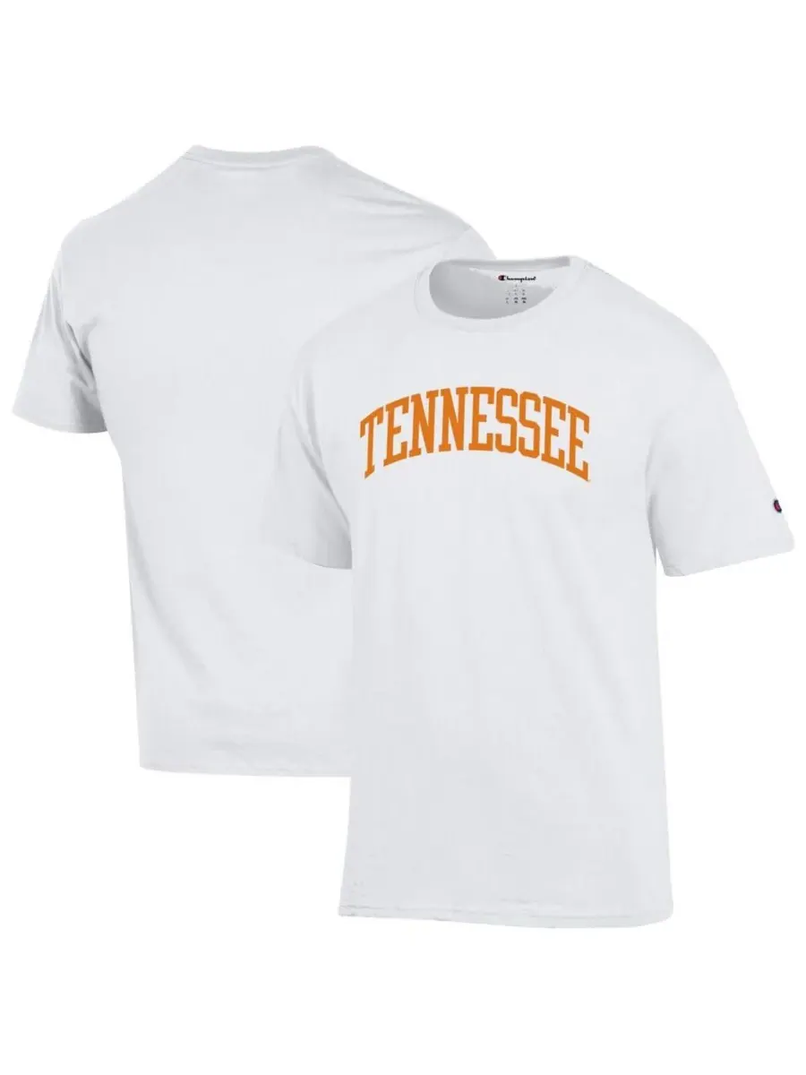 Champion Мужская белая футболка Tennessee Volunteers Basic Arch