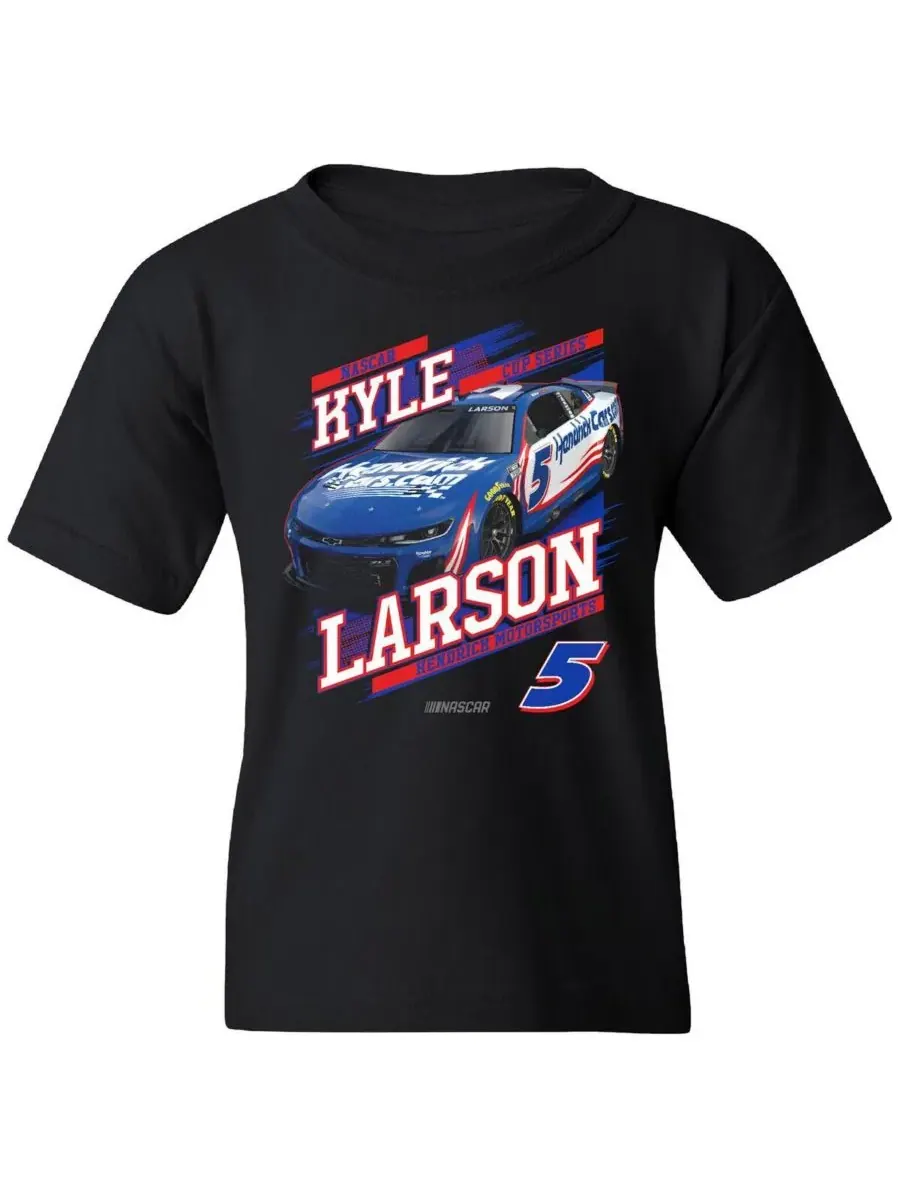Hendrick Motorsports Team Collection Футболка с изображением автомобиля Кайла Ларсона от — изображение 3 из 3, черный