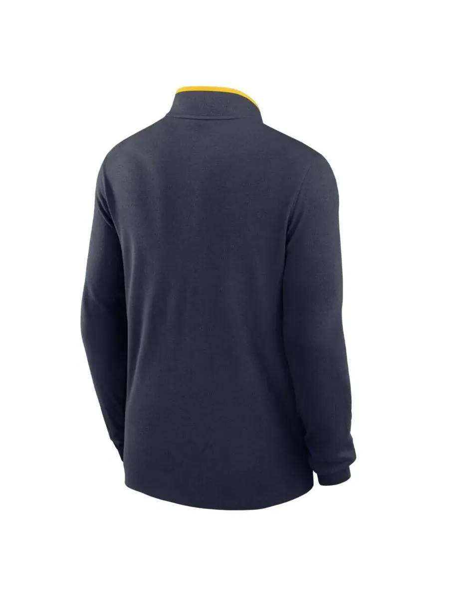Jordan Мужская синяя толстовка Marquette Golden Eagles Victory Dri-FIT с застежкой-молнией до — изображение 2 из 3, синий