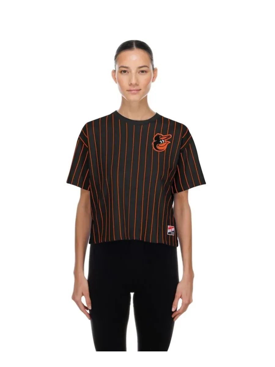 Футболка с вертикальной полоской Baltimore Orioles New Era