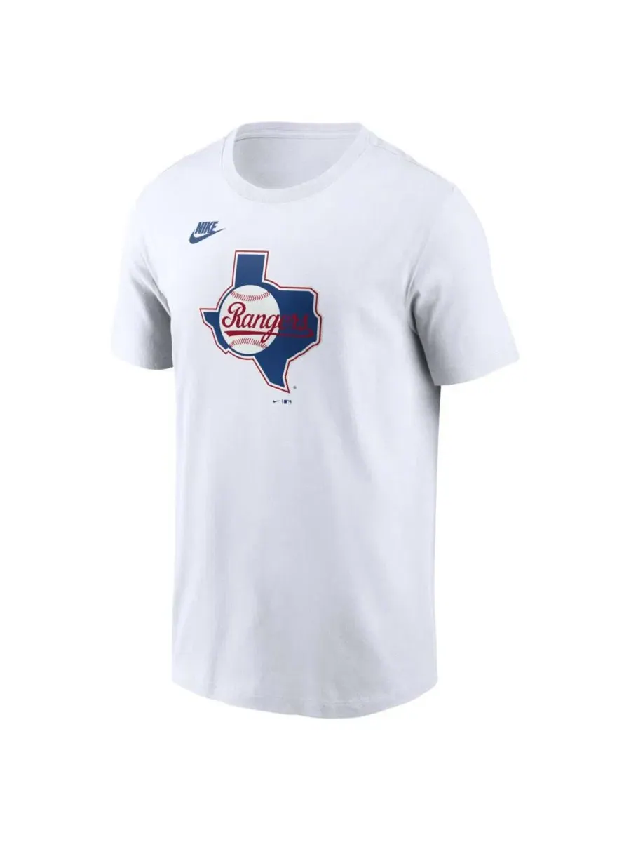 Футболка с винтажным принтом Cooperstown Collection Logo Nike — изображение 2 из 3, белый
