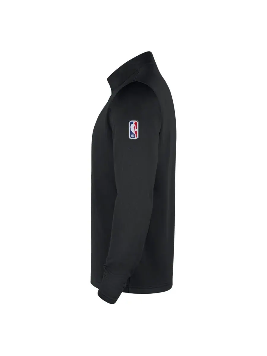 Nike Мужская черная куртка-пуловер New York Knicks 2025/26 Authentic Coaches с застежкой-молнией до — изображение 4 из 4