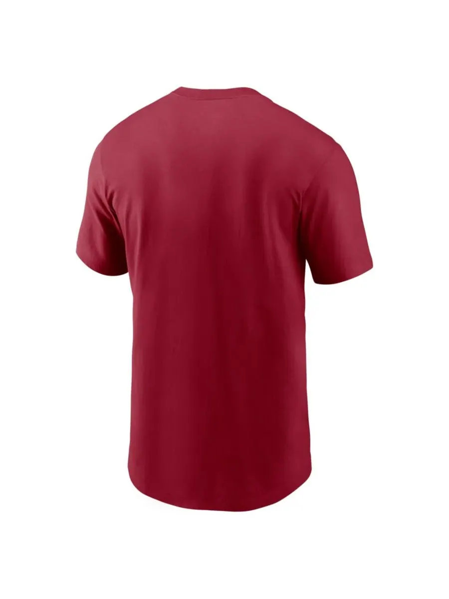 Nike Мужская футболка Crimson Alabama Crimson Tide Legacy Arch — изображение 5 из 5, красный