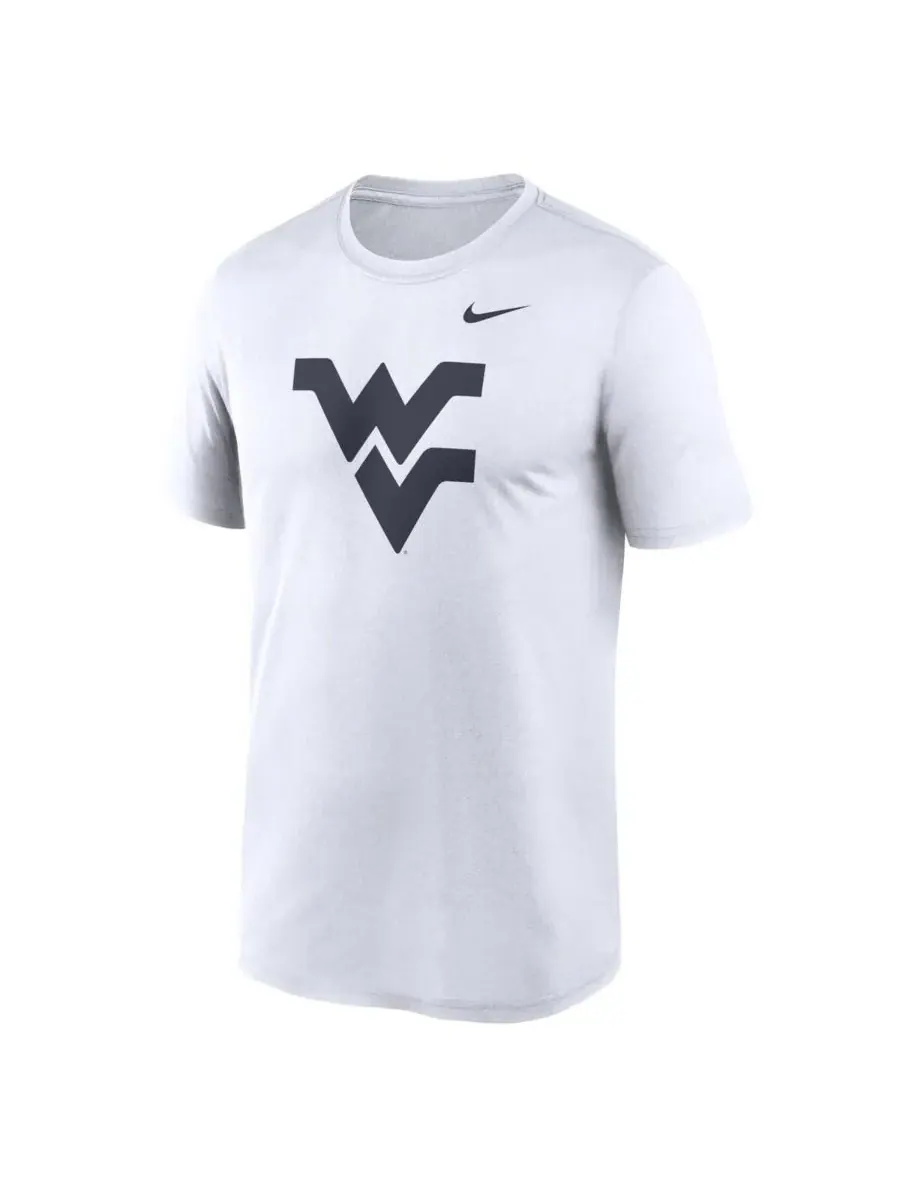 Nike Мужская белая футболка с логотипом команды West Virginia Mountaineers Primetime Legend — изображение 3 из 3, белый