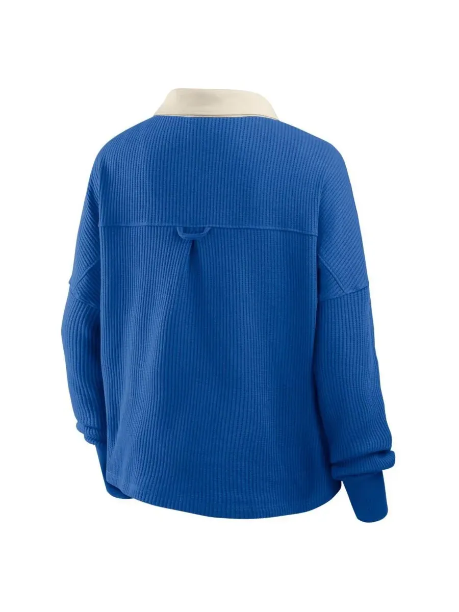 Женская футболка с длинным рукавом Royal Dallas Cowboys Oversized Hometown Premium Thermal Long — изображение 3 из 3