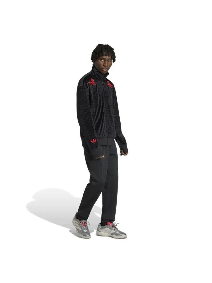 Мужская куртка-олимпийка с принтом, с полной застежкой-молнией, модель Arsenal x Places Faces adidas — изображение 3 из 5
