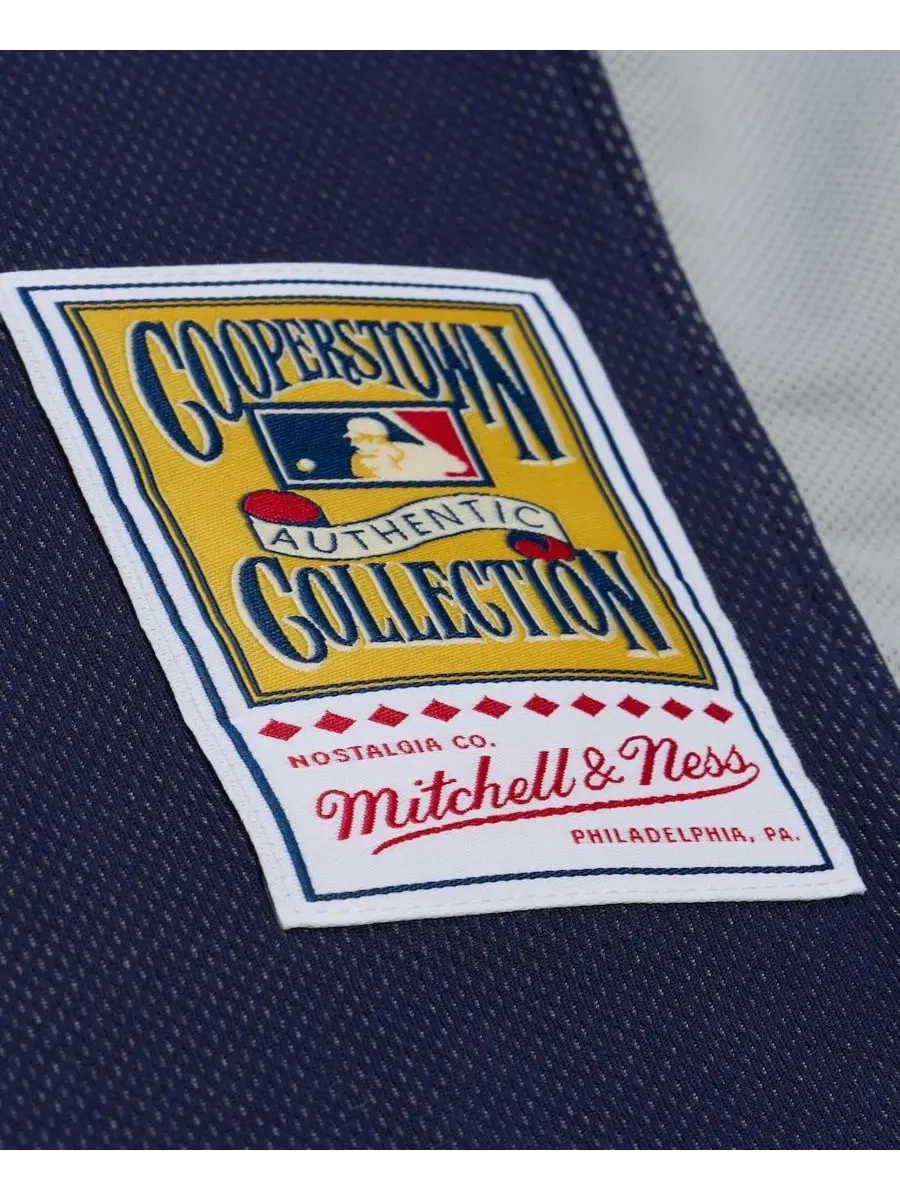 Бейсбольная тренировочная джерси Mitchell & Ness — изображение 3 из 5, темно-синий