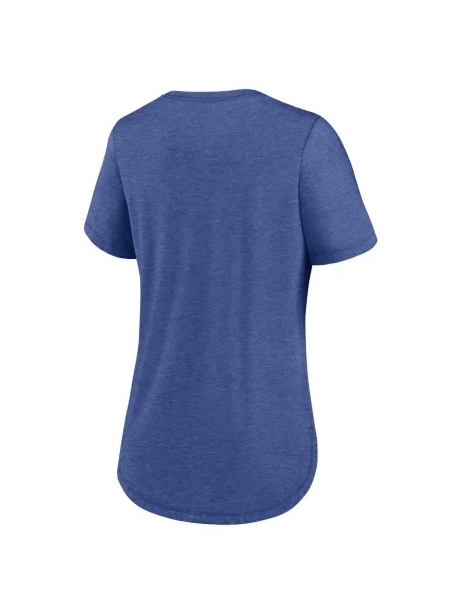 Футболка с коротким рукавом и принтом Arched Tri-Blend Chicago Cubs Nike — изображение 2 из 5, синий