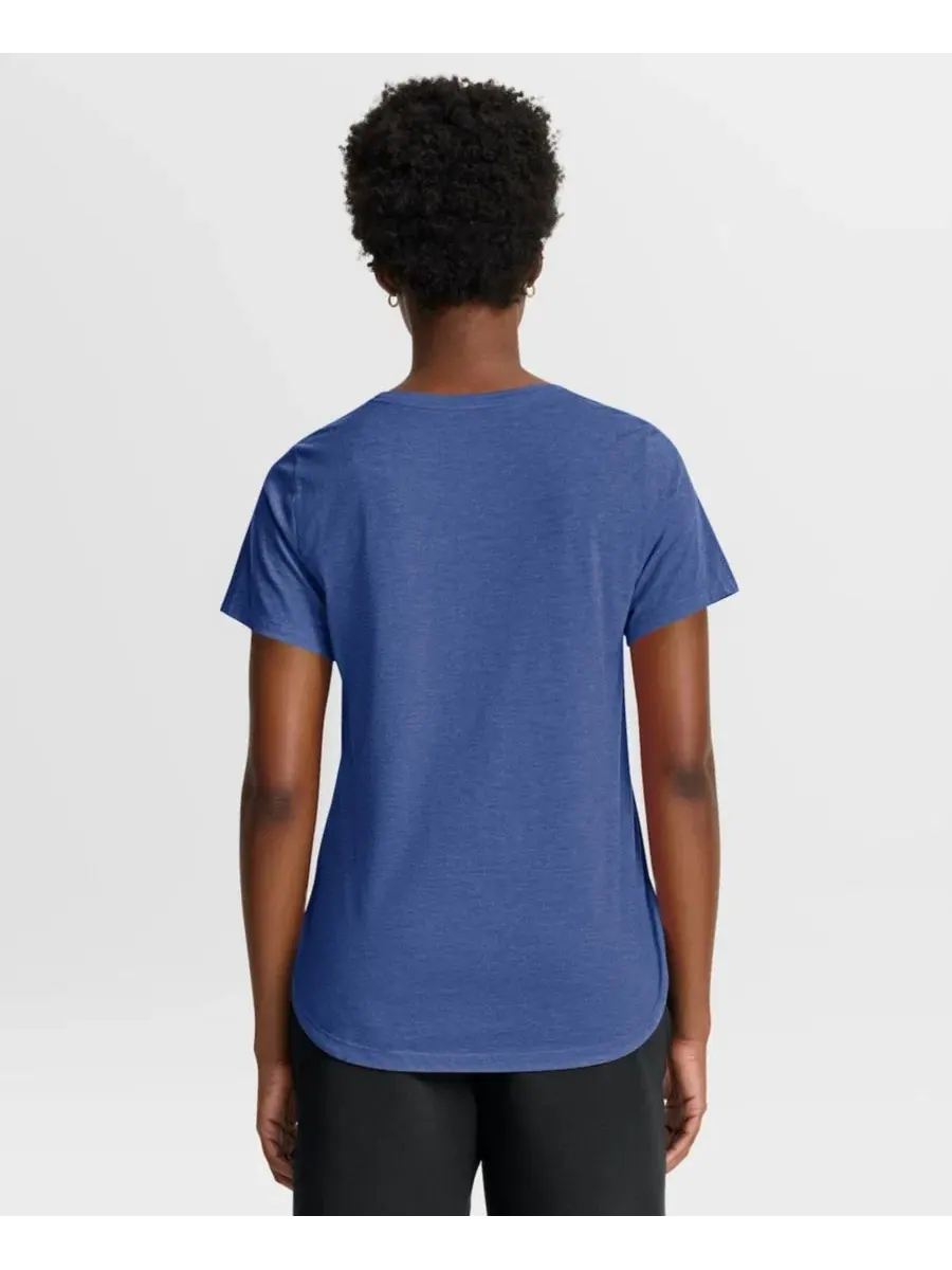 Футболка с коротким рукавом и принтом Arched Tri-Blend Chicago Cubs Nike — изображение 4 из 5, синий