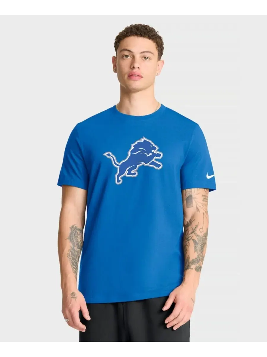 Футболка Essential Logo с принтом Detroit Lions Nike