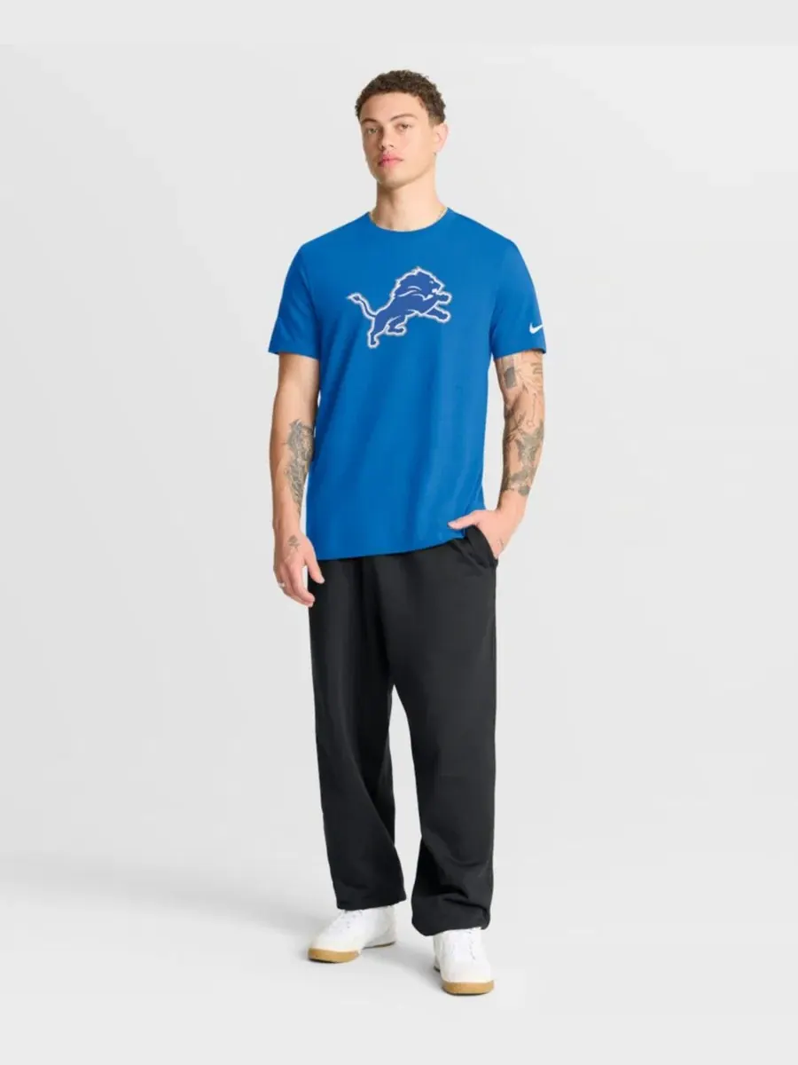 Футболка Essential Logo с принтом Detroit Lions Nike — изображение 3 из 3, синий