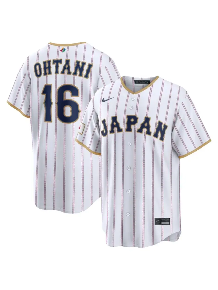 Мужская футболка с коротким рукавом Shohei Ohtani Japan 2026 World Baseball Classic Stadium Jersey