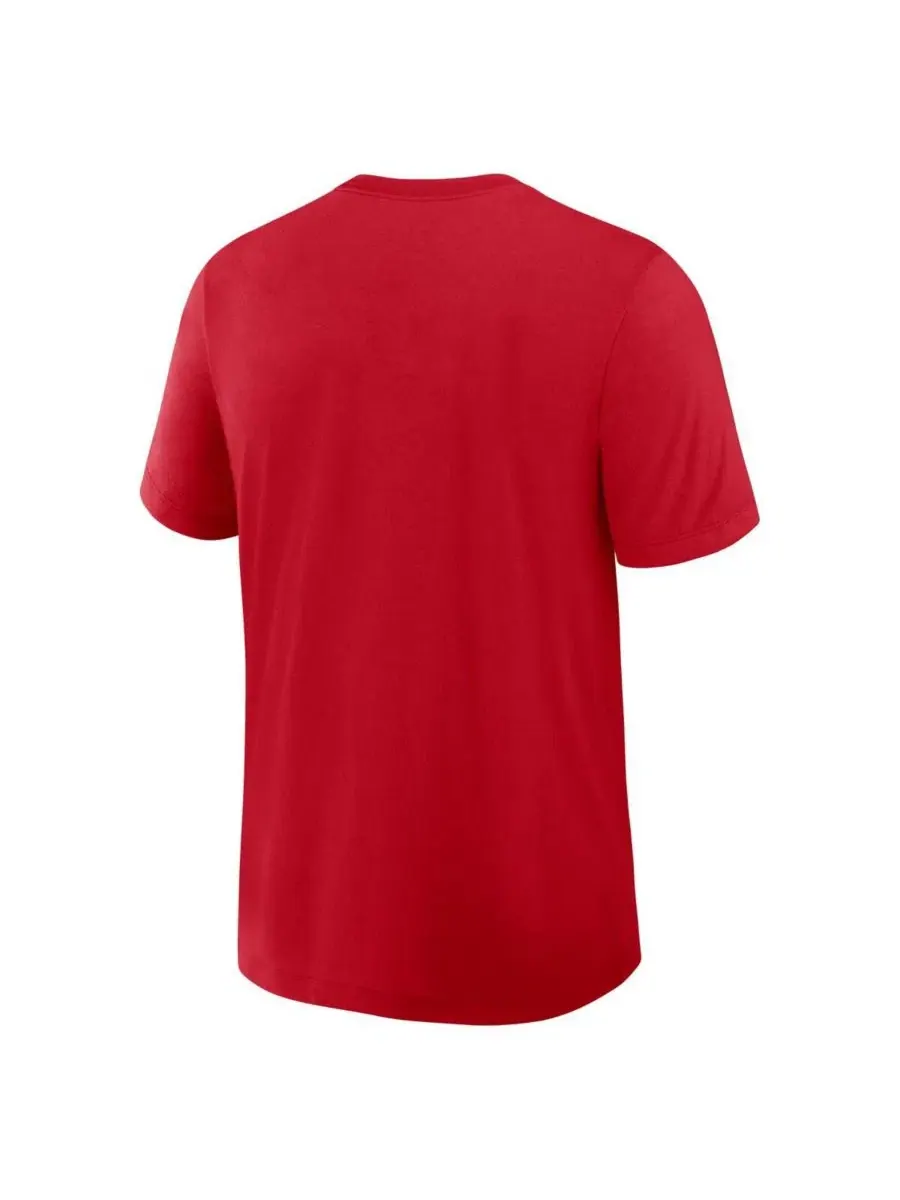 Футболка Dri-FIT с коротким рукавом Early Work Tri-Blend Nike — изображение 3 из 3, красный