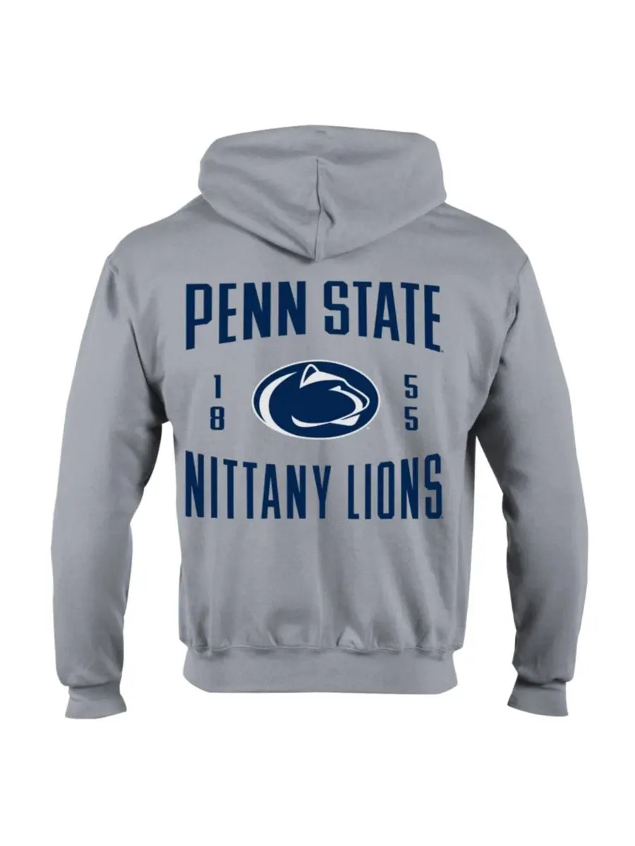 Худи на молнии с капюшоном Penn State Nittany Lions Varsity Power Blend Champion — изображение 3 из 3, серый