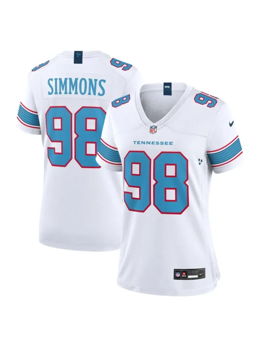 Домашний игровой джерси Nike Jeffery Simmons White