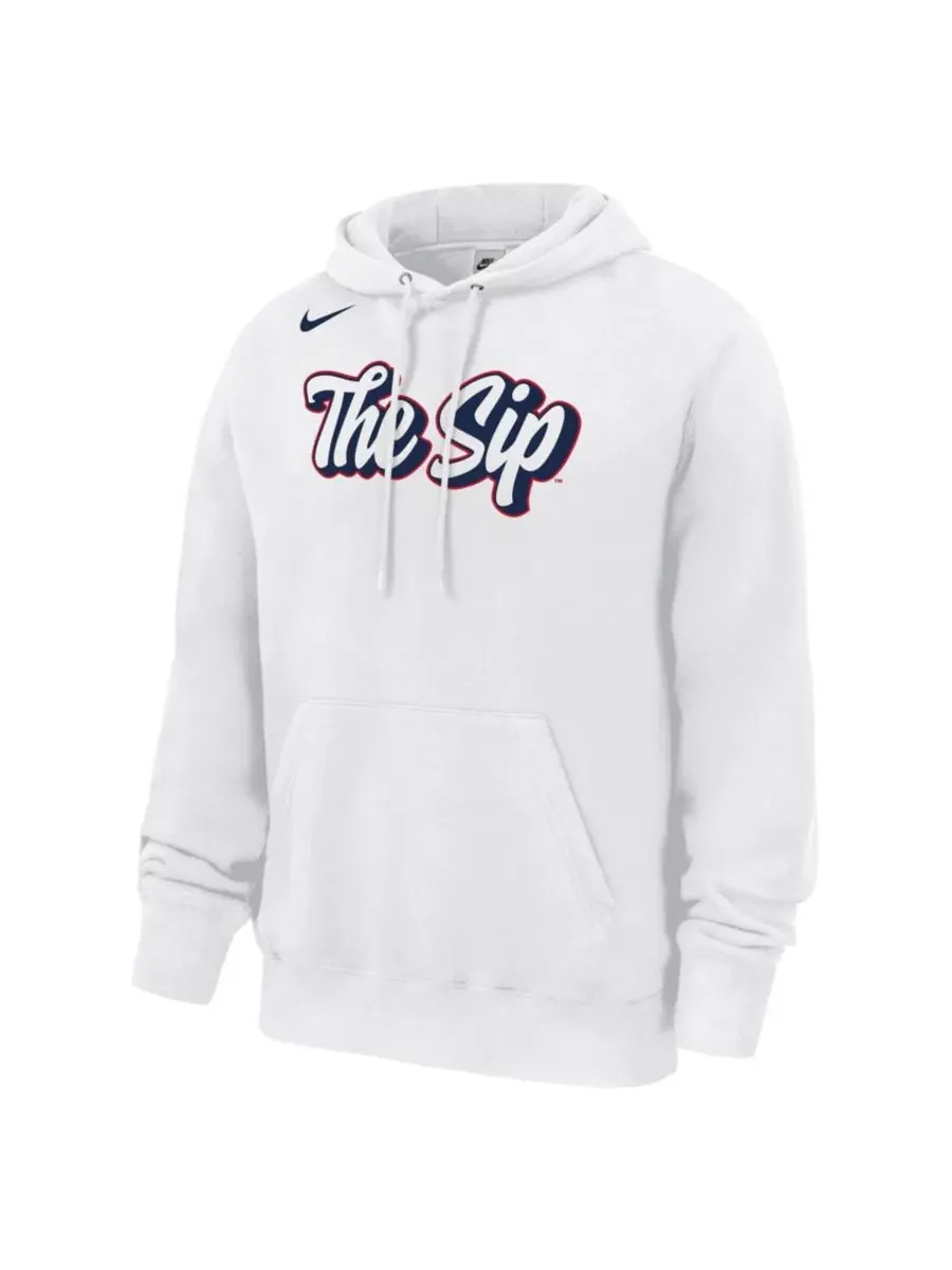 Толстовка Nike с капюшоном The Sip Club — изображение 3 из 3, белый