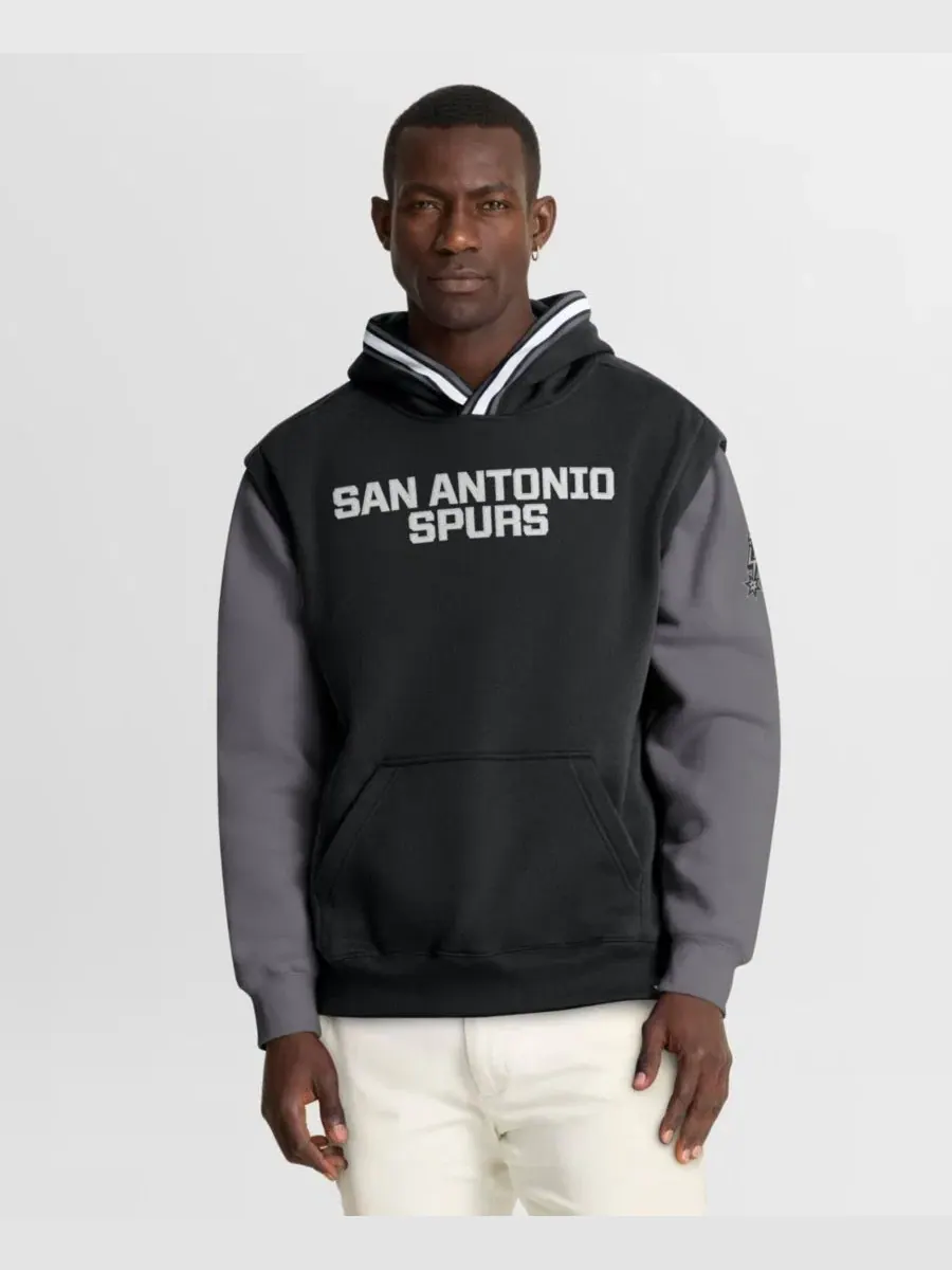 Худи с капюшоном San Antonio Spurs Half Court Shot Clock Fastbreak Fanatics