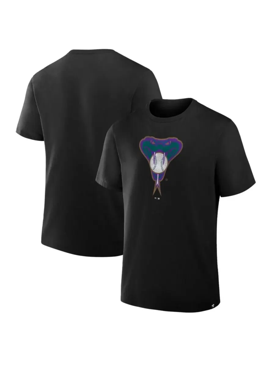 Футболка с винтажным принтом Arizona Diamondbacks Fanatics