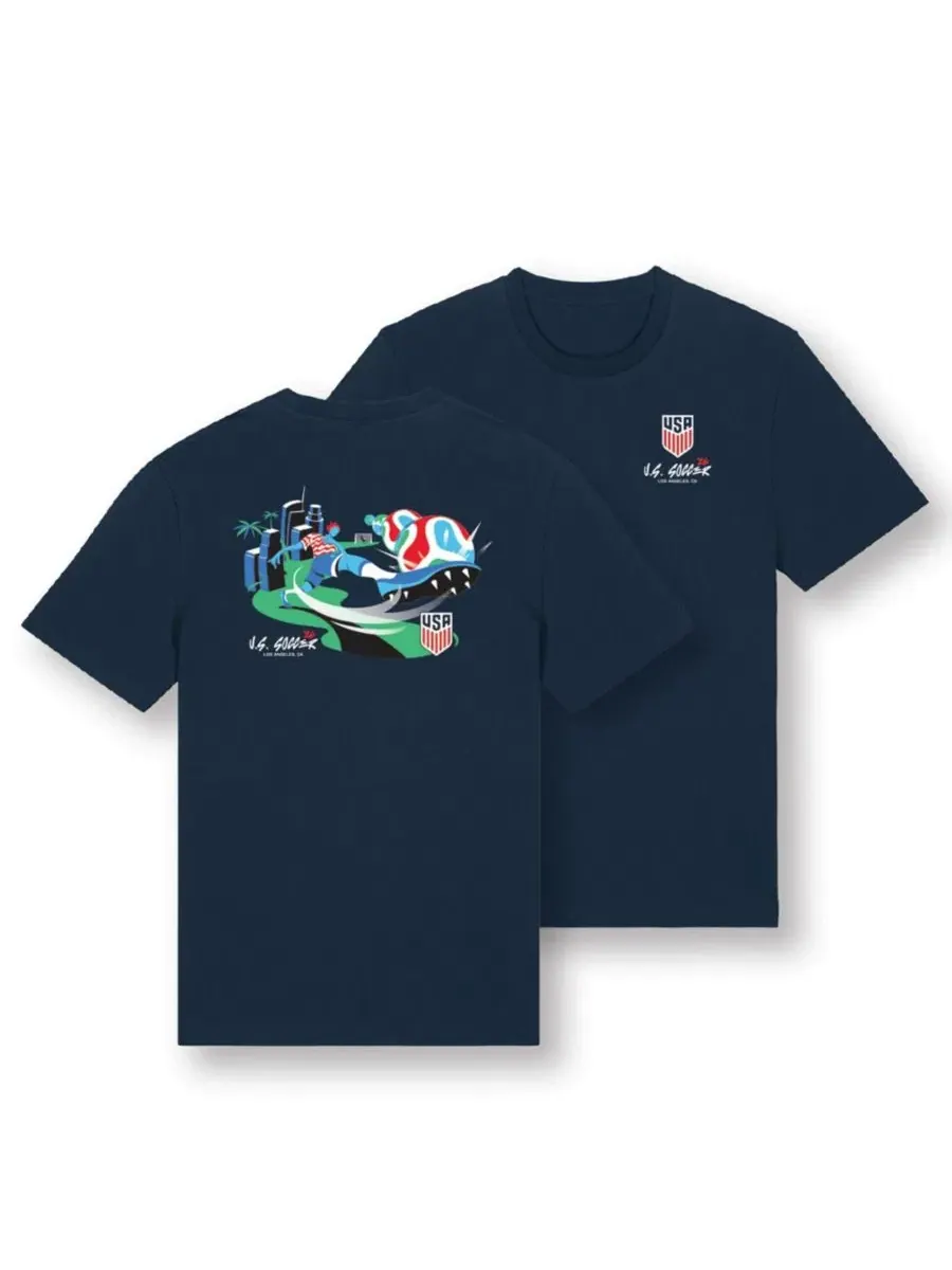 Футболка с принтом U.S. Soccer x Los Angeles Script Uscape Apparel