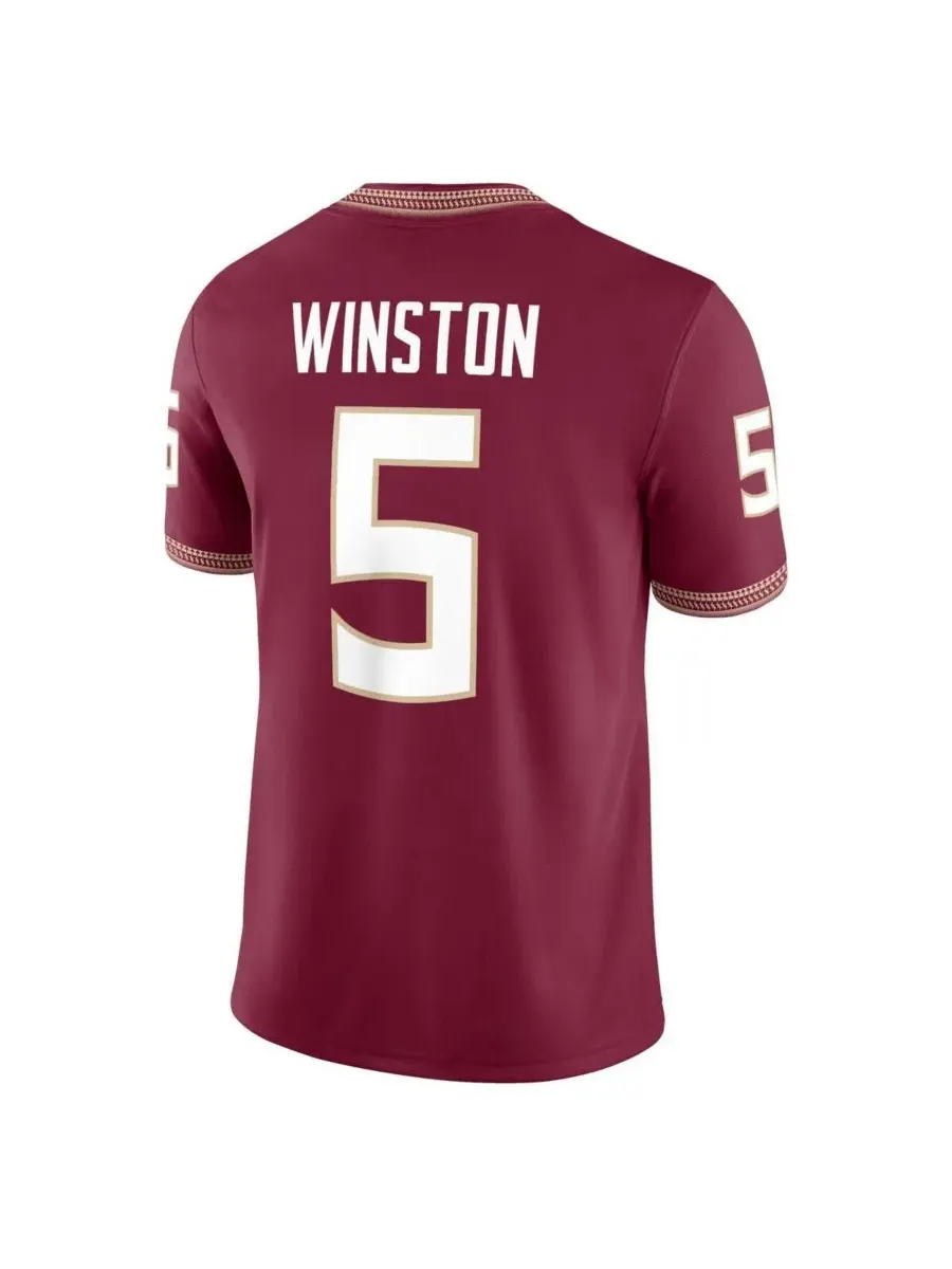 Игровая футболка Джеймиса Уинстона Florida State Seminoles Alumni Game Nike — изображение 2 из 3, гранат