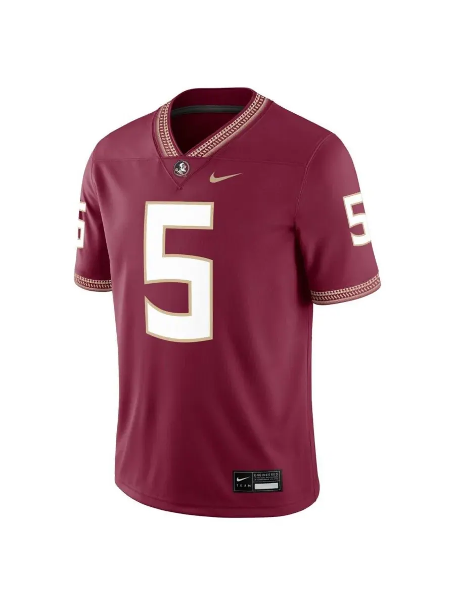 Игровая футболка Джеймиса Уинстона Florida State Seminoles Alumni Game Nike — изображение 3 из 3, гранат