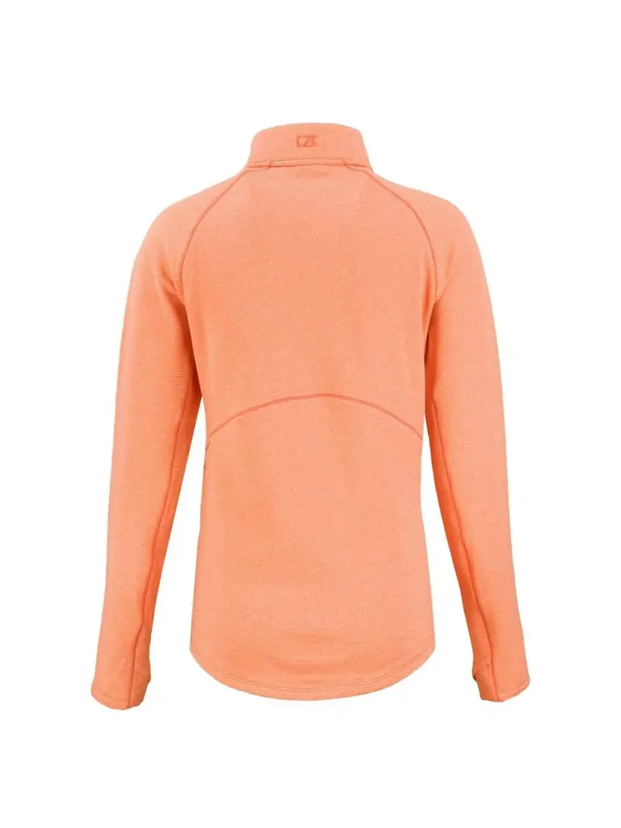 Женская куртка-полузамок из флиса Peshastin Eco Fleece Tri-Blend Raglan Half-Zip Jacket Cutter & — изображение 3 из 3