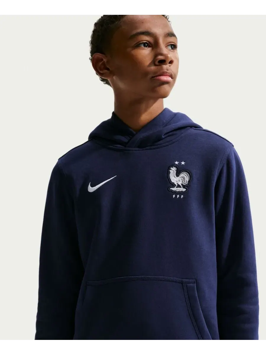 Худи Nike France National Team Club с длинным рукавом — изображение 3 из 5, синий