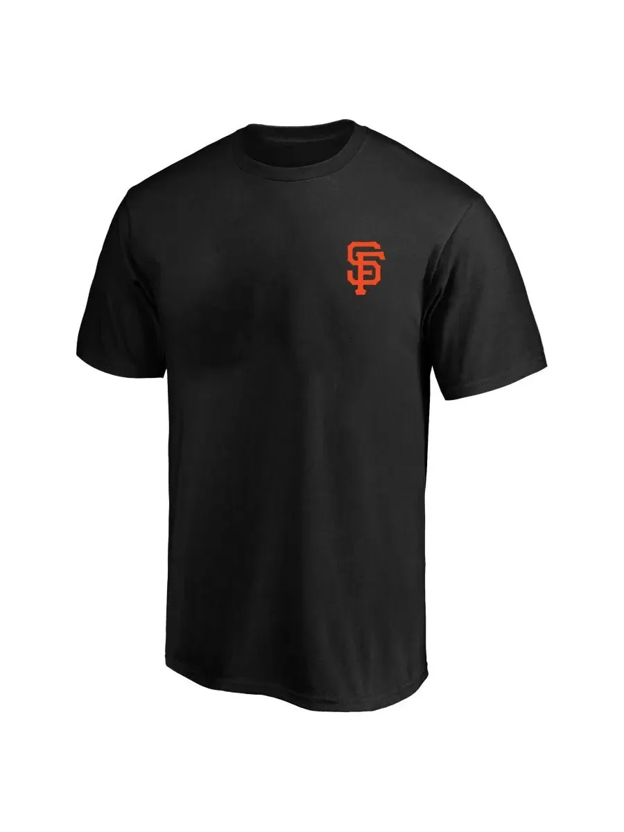 Футболка с принтом San Francisco Giants Big Tall Two-Sided Graphic Fanatics — изображение 2 из 3, черный